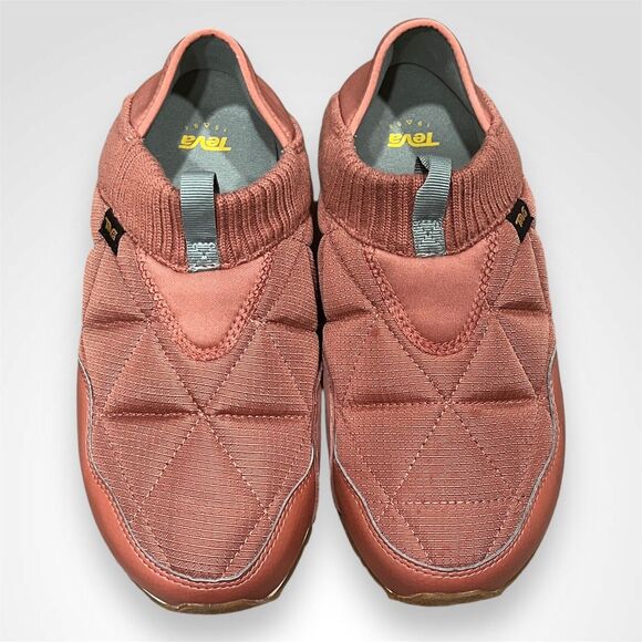Teva ReEMBER Slip On Quilted Loafer Slipper Shoes Aragon Red Womens US 8 - Picture 5 of 7
